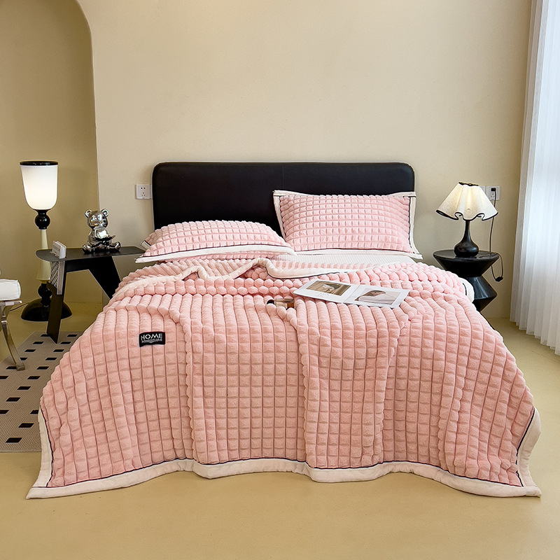 Határokon átnyúló A osztályú, nagy grammsúlyú, nehéz teknős bársony takaró, vastagított, multifunkcionális, kétoldalas tej bársony takaró, beibei bársony huzat takaró, A