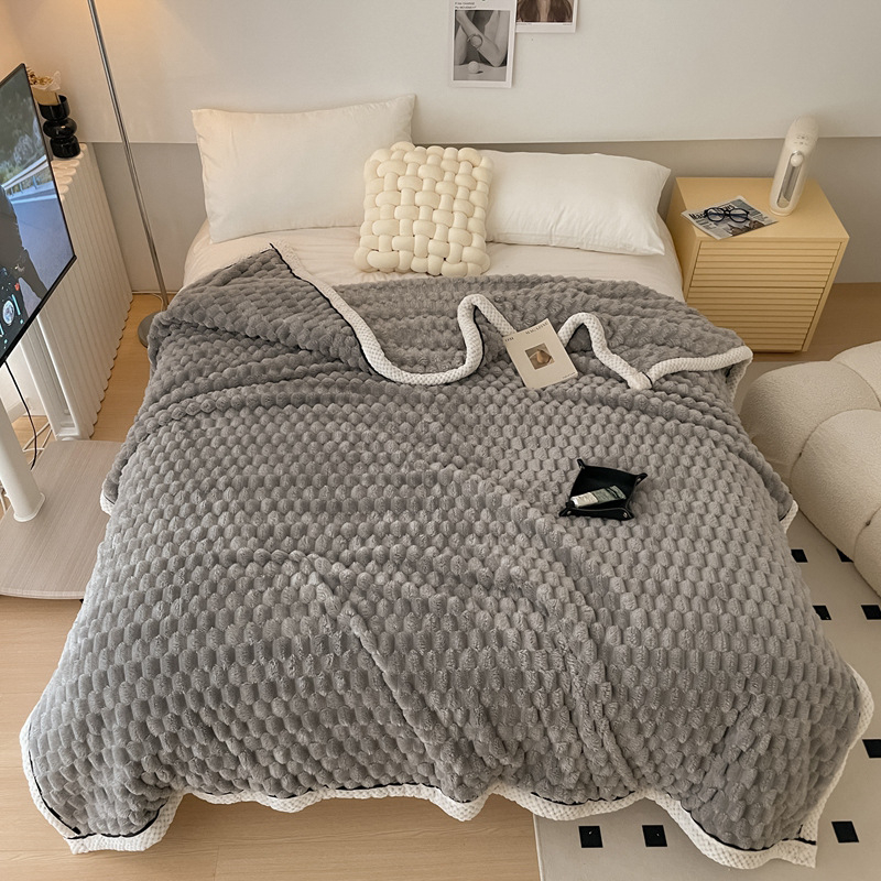 Határokon átnyúló A osztályú, nagy grammsúlyú, nehéz teknős bársony takaró, vastagított, multifunkcionális, kétoldalas tej bársony takaró, beibei bársony huzat takaró, A