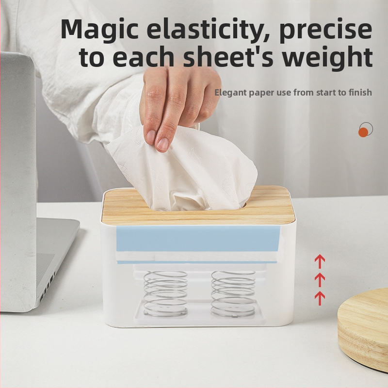 Повдигаща се пружинна опора за кутия за тъкани, за да се изтегли до долната пружинна опора за чекмедже за кутия за съхранение на кутия за пружини, еластична опора за повдигане на листа