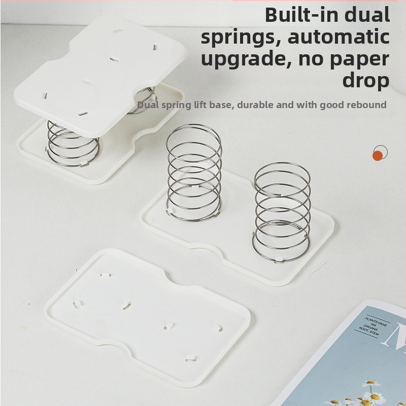 Повдигаща се пружинна опора за кутия за тъкани, за да се изтегли до долната пружинна опора за чекмедже за кутия за съхранение на кутия за пружини, еластична опора за повдигане на листа