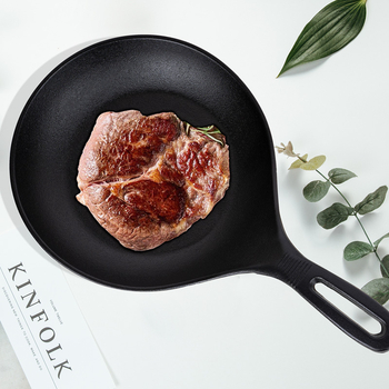 SX Kuke Νότια Κορέα ταψί από χυτοσίδηρο, σμάλτο, τηγάνι, χυτοσίδηρο, πλάκα ψησίματος, στρογγυλό ταψί για μπριζόλες