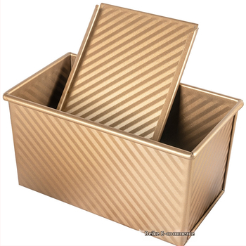 Cross-Border Golden vlnitý hriankový box 450g nepriľnavá forma na hrianky s vekom, nástroje na pečenie v rúre