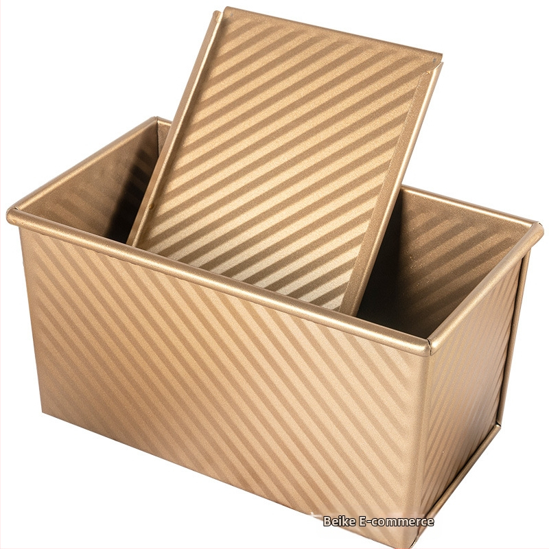 Cross-Border Golden vlnitý hriankový box 450g nepriľnavá forma na hrianky s vekom, nástroje na pečenie v rúre