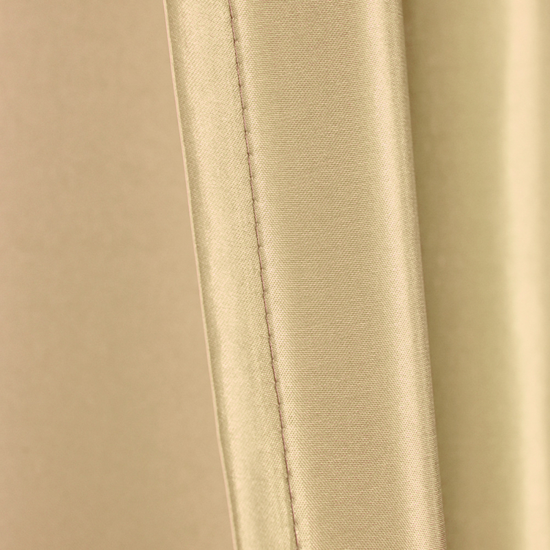 Špeciálne obojstranné lesklé saténové polozatemňovacie záclony s cezhraničným povrchom, tenké saténové záclony s domácou úpravou, záclony v čisto farebných farbách