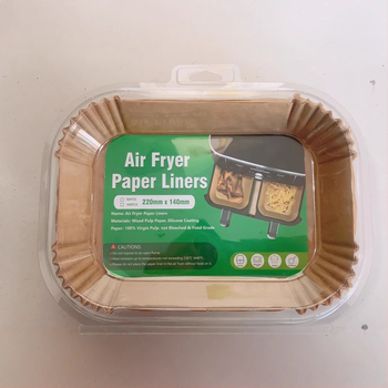 Amazon Explosions õhufritüüri paber ristkülikukujuline õhufritüüri paber küpsetamiseks silikoonõlipaber ühekordne silikoonõli paberialus