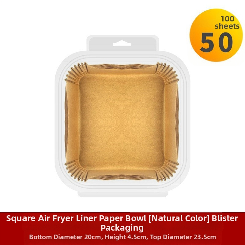 Amazon Explosions õhufritüüri paber ristkülikukujuline õhufritüüri paber küpsetamiseks silikoonõlipaber ühekordne silikoonõli paberialus