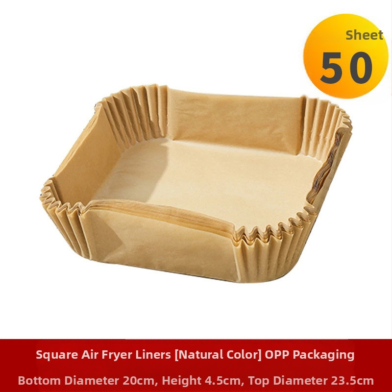 Amazon Explosions õhufritüüri paber ristkülikukujuline õhufritüüri paber küpsetamiseks silikoonõlipaber ühekordne silikoonõli paberialus