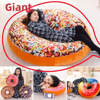 Priama továreň kreatívna simulácia Donut Plyšová hračka vankúš roztomilý vankúš v tvare šišky super mäkký vankúš veľkoobchod