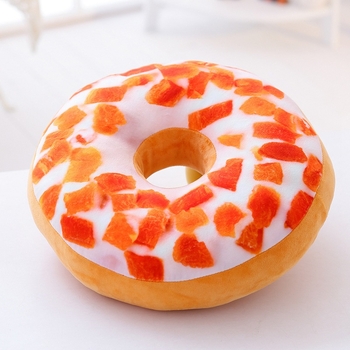 Εργοστασιακή άμεση δημιουργική προσομοίωση Ντόνατς βελούδινο παιχνίδι μαξιλάρι χαριτωμένο ντόνατ μαξιλάρι σούπερ μαλακό μαξιλάρι χονδρικής