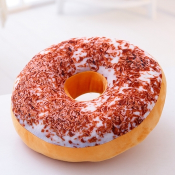 Εργοστασιακή άμεση δημιουργική προσομοίωση Ντόνατς βελούδινο παιχνίδι μαξιλάρι χαριτωμένο ντόνατ μαξιλάρι σούπερ μαλακό μαξιλάρι χονδρικής