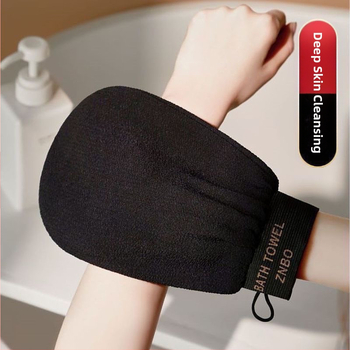 Šveičiamoji pirštinė, vieno sluoksnio, vidutinio smėlio, nedirginanti odos, namų apyvokos reikmėms, vyrams ir moterims, plono stiliaus, negyvos odos šalinimas, stiprus šveitimo maudymosi įrankis, rankų pirštinė