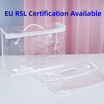 Amazon Hot Selling Pvc átlátszó táska tárolótáska háztartási ágynemű takaró kis porzsák eredetű nagykereskedelem