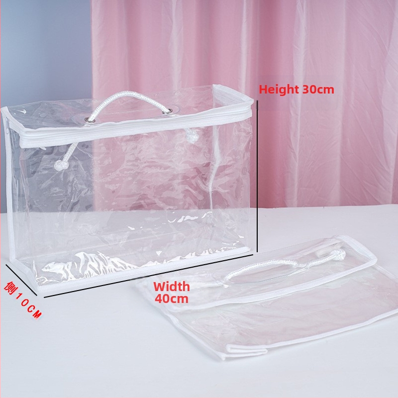 Amazon Hot Selling Pvc átlátszó táska tárolótáska háztartási ágynemű takaró kis porzsák eredetű nagykereskedelem