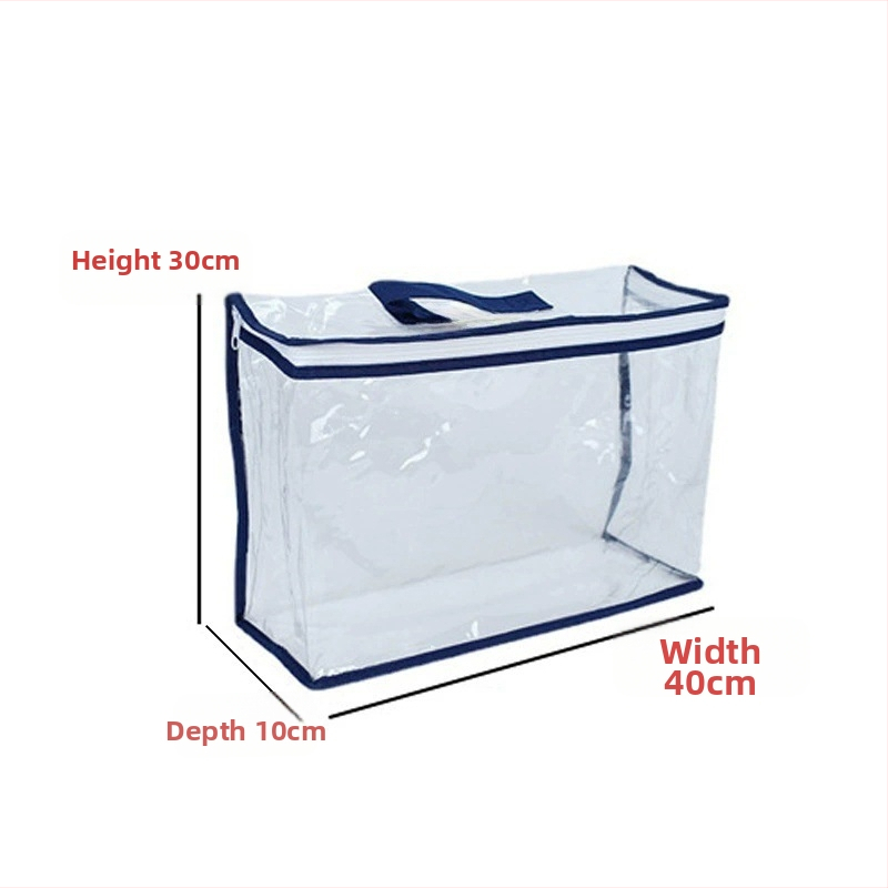 Amazon Hot Selling Pvc átlátszó táska tárolótáska háztartási ágynemű takaró kis porzsák eredetű nagykereskedelem