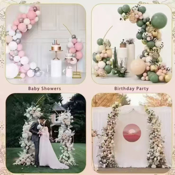 Направи си сам алуминиева пластмасова пръчка с форма на арка, огъваща се балонна колона с основа за инжектиране на вода, неправилна балонна арка