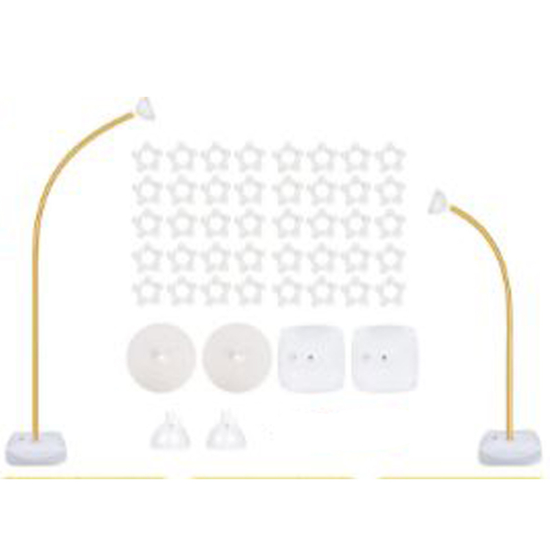 Направи си сам алуминиева пластмасова пръчка с форма на арка, огъваща се балонна колона с основа за инжектиране на вода, неправилна балонна арка