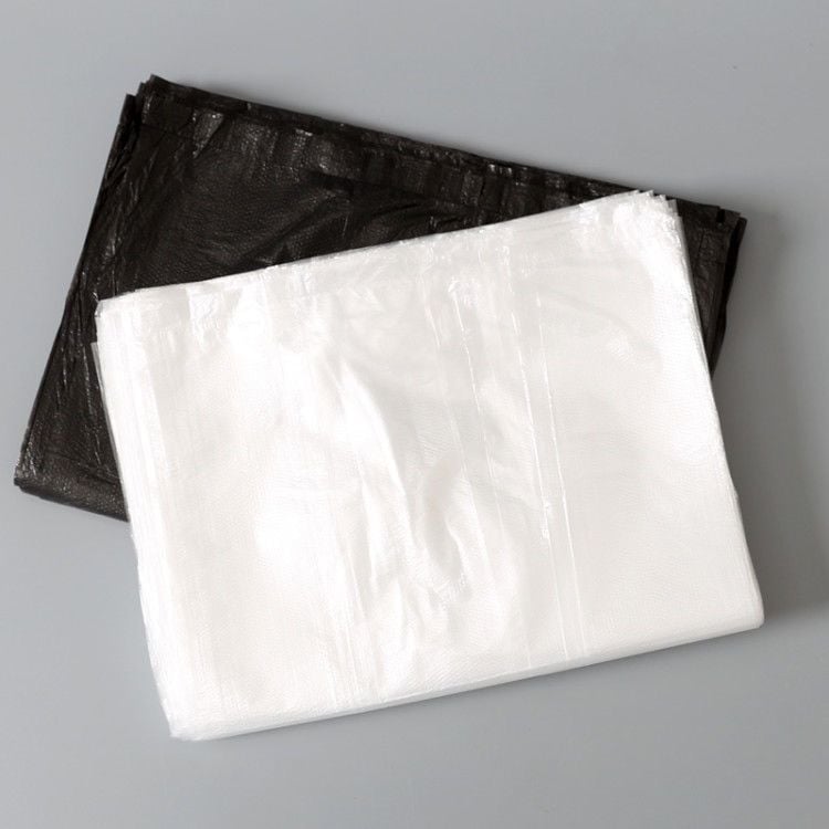 Maži šiukšlių maišai, 1000 vienetų, sutankinti, balti, specialūs viešbučių kambariams, permatomi sutankinti plastikiniai šiukšlių maišai, didmeninė prekyba