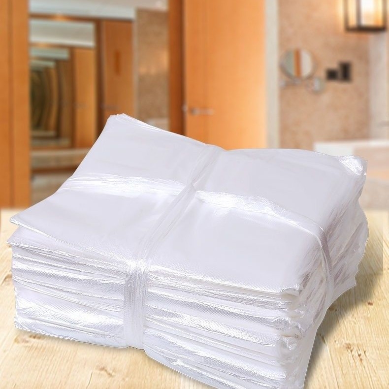 Mazi atkritumu maisi, 1000 gabali, sabiezināti, balti, īpaši viesnīcu numuriem, caurspīdīgi, sabiezināti plastmasas atkritumu maisi, vairumtirdzniecība