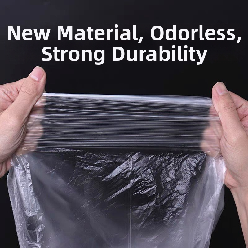 Малки торби за боклук, 1000 броя, удебелени, бели, специални за хотелски стаи, прозрачни удебелени пластмасови торби за боклук, търговия на едро