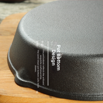 Ketaus keptuvė kepsniams, trijų dalių neapdorotos keptuvės rinkinys, stora keptuvė su nepridegančia danga dujinei indukcinei viryklei