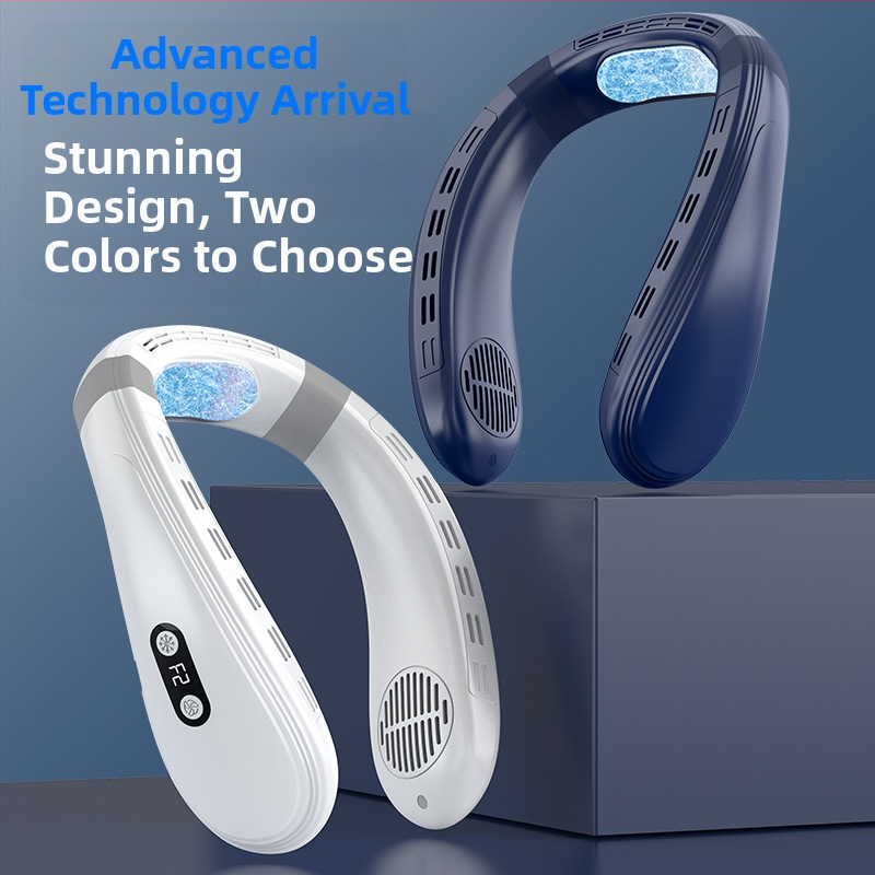 K11 Nový závesný ventilátor na chladenie krku, prenosný USB závesný ventilátor na klimatizáciu bez lopatiek