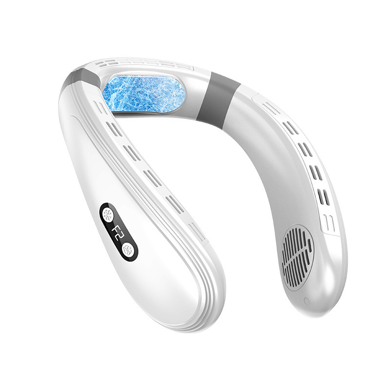 K11 Нов вентилатор за охлаждане на врата, висящ вентилатор за охлаждане на врата, USB преносим вентилатор за окачване на врата, безлопатков климатик