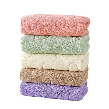 Нова релефна кърпа за лице с меча глава, мека абсорбираща домакинска кърпа за възрастни, кърпа за лице от коралов полар на едро