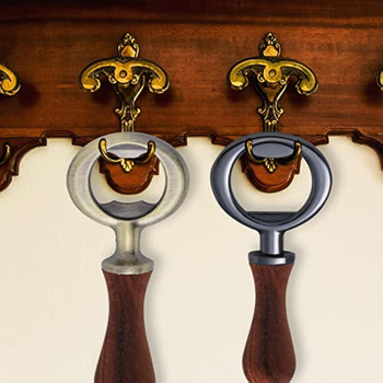 Amazon DIY σε απόθεμα Ζεστό ανοιχτήρι μπουκαλιών με σπείρωμα, μακριά ράβδο, κατσαβίδι κρασιού από κράμα ψευδαργύρου, ξύλινη λαβή, ανοιχτήρι μπουκαλιών μπύρας