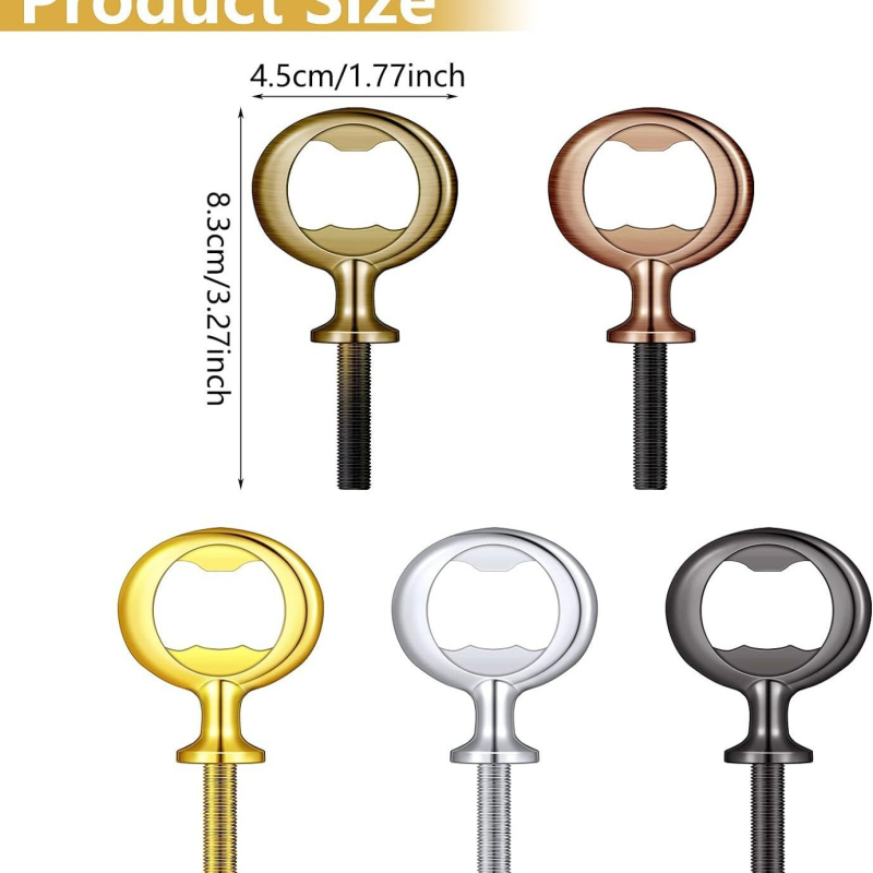 Amazon DIY na sklade Horúci výpredaj Otvárač na fľaše so závitom a dlhou tyčou, skrutkovač na víno zo zliatiny zinku, drevená rukoväť, otvárač na pivo