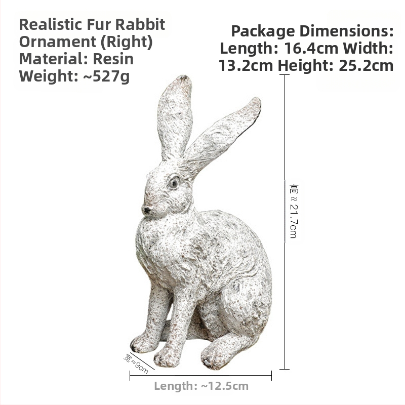 Amerikai vidéki antik antik lövöldözős kellékek kert udvar szimuláció gyapjú érzés hosszú fül nyúl dekoráció díszek