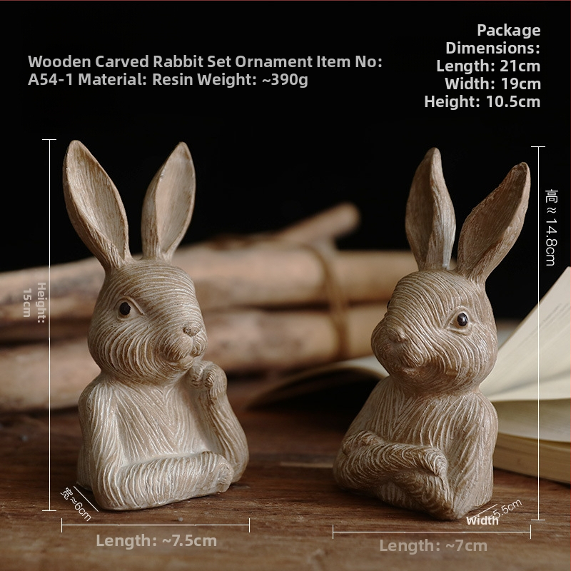 Amerikai vidéki antik antik lövöldözős kellékek kert udvar szimuláció gyapjú érzés hosszú fül nyúl dekoráció díszek