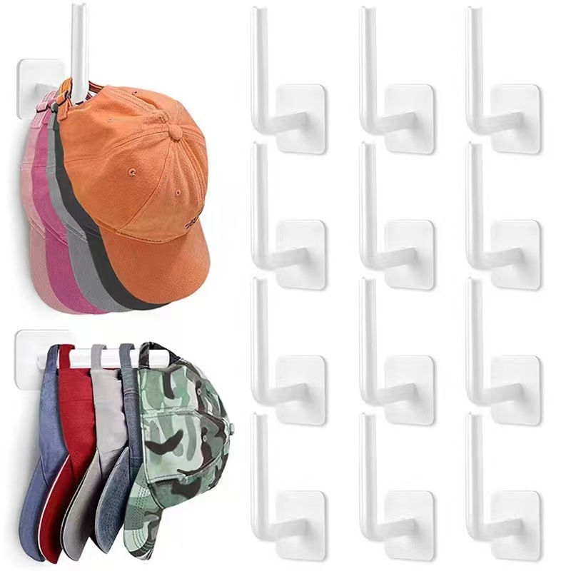 Tarpsiena L formos daugiafunkcis stiprus lipnus kabliukas be perforacijų lipnus sieninis besiūlis buitinis virtuvės lipnus kabliukas