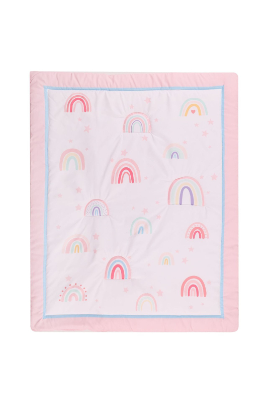 Vastsündinu ülikonna laste lina üheinimesevoodi seeliku kolmeosaline imiku voodipesukomplekt