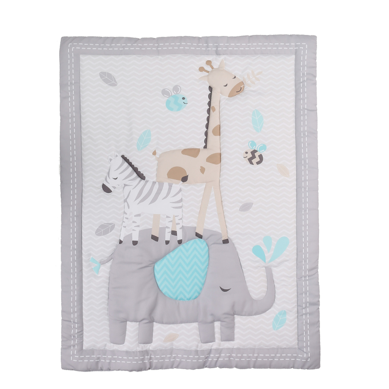 Vastsündinu ülikonna laste lina üheinimesevoodi seeliku kolmeosaline imiku voodipesukomplekt