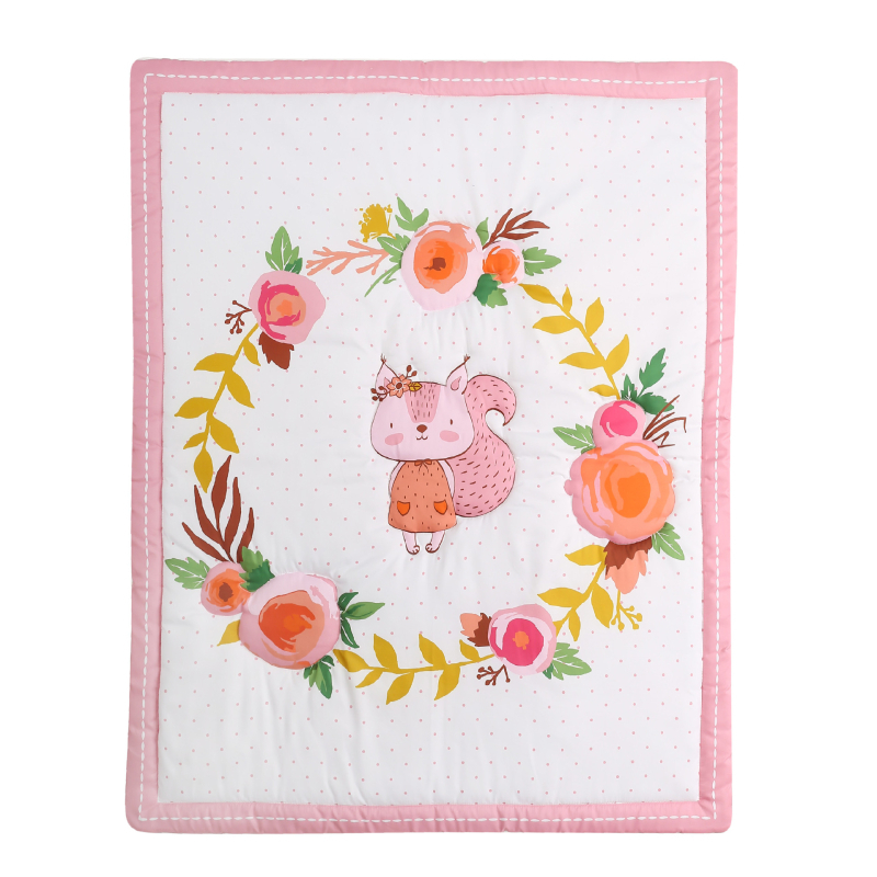 Vastsündinu ülikonna laste lina üheinimesevoodi seeliku kolmeosaline imiku voodipesukomplekt