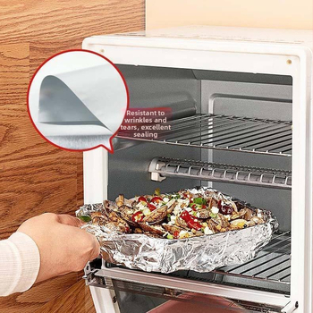 Αλουμινόχαρτο για μπάρμπεκιου, παχύρρευστο ψήσιμο, αλουμινόχαρτο για μπάρμπεκιου, αλουμινόχαρτο για λαδόκολλα, φούρνος, αλουμινόχαρτο, οικιακό, εμπορικό, αλουμίνιο, Changzhen