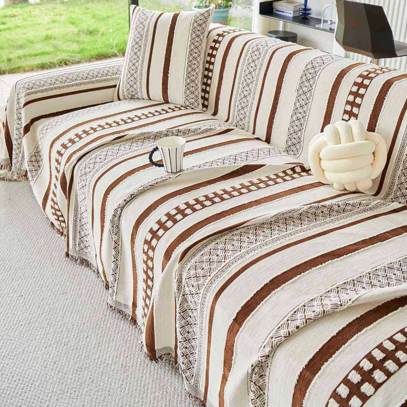 Kanapéhuzat-törölköző 2025 Új, all-inclusive univerzális, egyrészes huzatkendő kanapéhuzat őszi és téli csúszásgátló kanapépárna