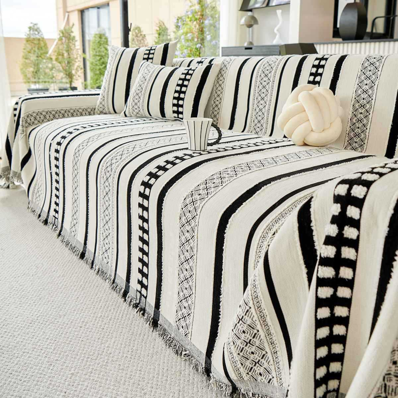 Kanapéhuzat-törölköző 2025 Új, all-inclusive univerzális, egyrészes huzatkendő kanapéhuzat őszi és téli csúszásgátló kanapépárna