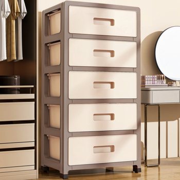 Paksendatud sahtlitüüpi hoiustamismänguasi magamistoa läbipaistev majapidamiskapp elutoa nullvoodikapi viimistlusega hoiustamisriiul