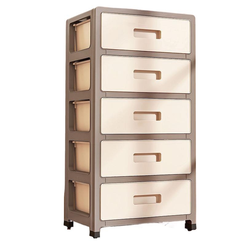 Paksendatud sahtlitüüpi hoiustamismänguasi magamistoa läbipaistev majapidamiskapp elutoa nullvoodikapi viimistlusega hoiustamisriiul