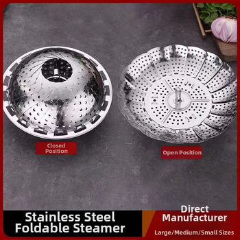 Tvaicēšanas olu plaukts no nerūsējošā tērauda tvaicētāja plaukts daudzfunkcionāls saliekams teleskopiskais tvaicētājs, maināms tvaicētāja šķēles tvaicētāja plaukts mājsaimniecības tvaicētāja šķīvis vairumtirdzniecībā