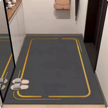 Diatom purvo kilimėlis grindims, įėjimo durų kilimėlis, neslystantis, sugeriantis, lengvai prižiūrimas virtuvės, vonios kambario kilimėlis