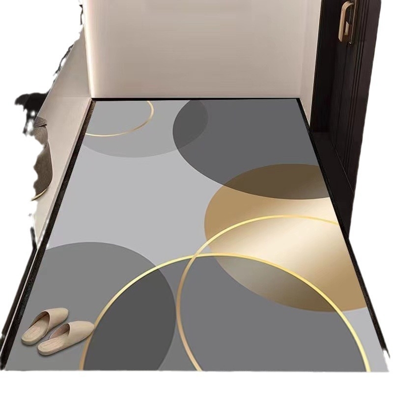 Diatom purvo kilimėlis grindims, įėjimo durų kilimėlis, neslystantis, sugeriantis, lengvai prižiūrimas virtuvės, vonios kambario kilimėlis