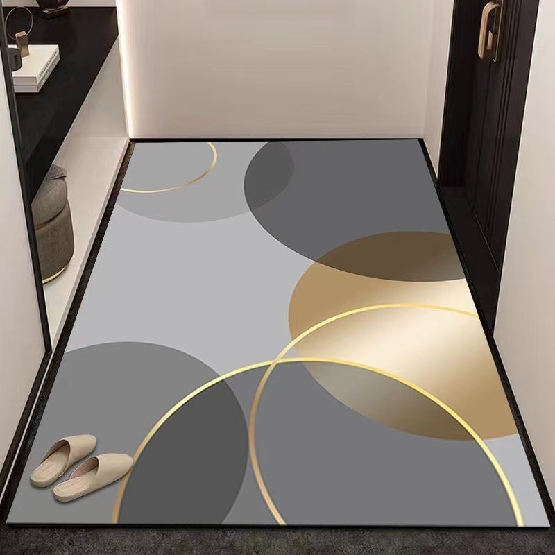 Diatom purvo kilimėlis grindims, įėjimo durų kilimėlis, neslystantis, sugeriantis, lengvai prižiūrimas virtuvės, vonios kambario kilimėlis