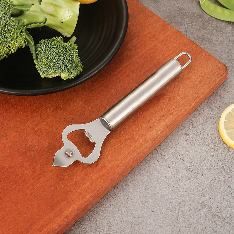 Gyári nagykereskedelmi rozsdamentes acél palacknyitó multifunkcionális konzervdobozok italos sörös konzervnyitó konyhai kütyük
