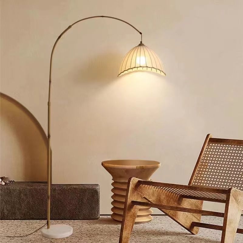 U7i vaikne tuulepõrandalamp elutoale, retro zen-tüüpi kodune kabinet, teekaunistus, magamistuba, antiikne toakaunistus, vertikaalne lugemine