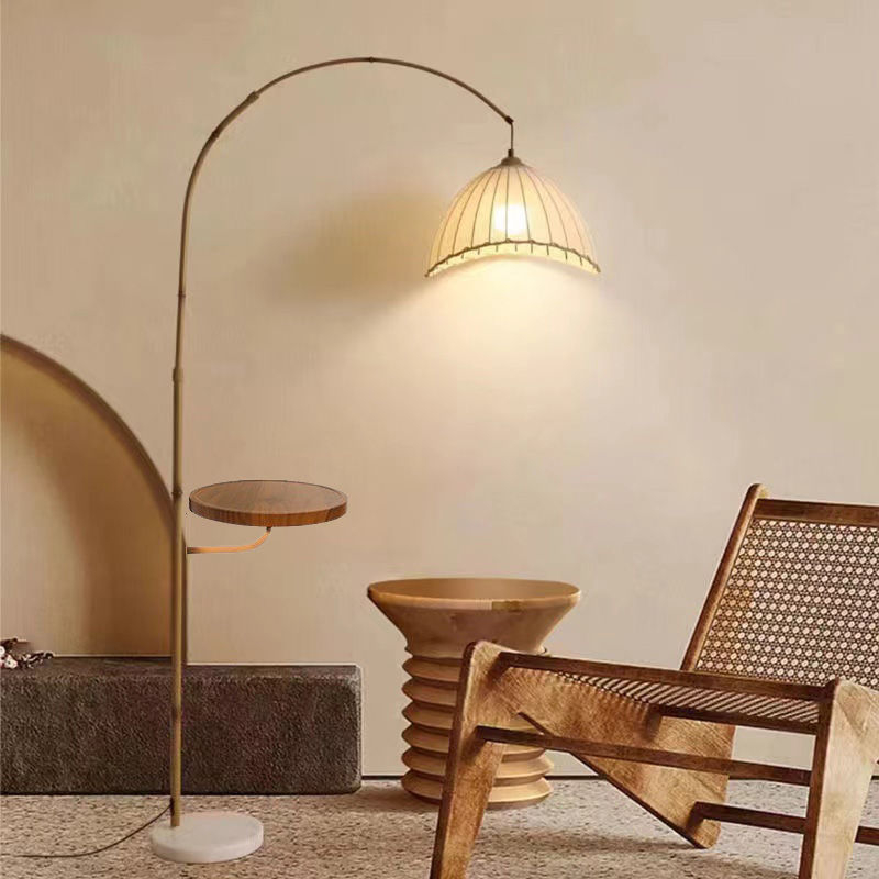 U7i vaikne tuulepõrandalamp elutoale, retro zen-tüüpi kodune kabinet, teekaunistus, magamistuba, antiikne toakaunistus, vertikaalne lugemine