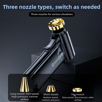 Rankinis turbokompresorinis ventiliatorius su dideliu greičiu, bešepetėliniu varikliu, galingas, prie transporto priemonės montuojamas lauko dulkių šalinimo ir plaukų džiovintuvo artefaktas