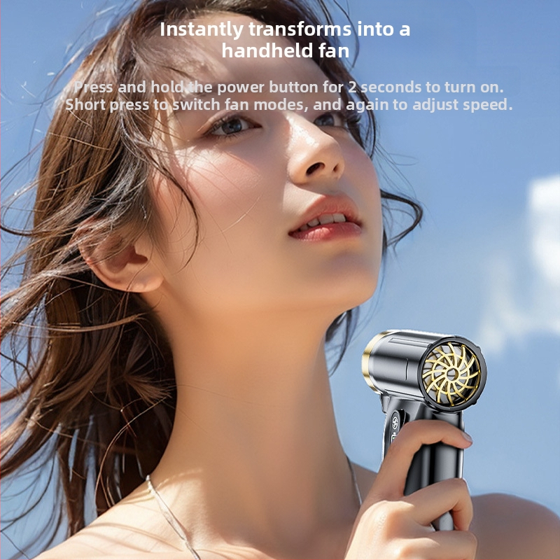 Ръчен турбо вентилатор за бързо движение, високоскоростен безчетков мотор, мощно външно прахоуловител, монтиран на превозно средство и артефакт от сешоар