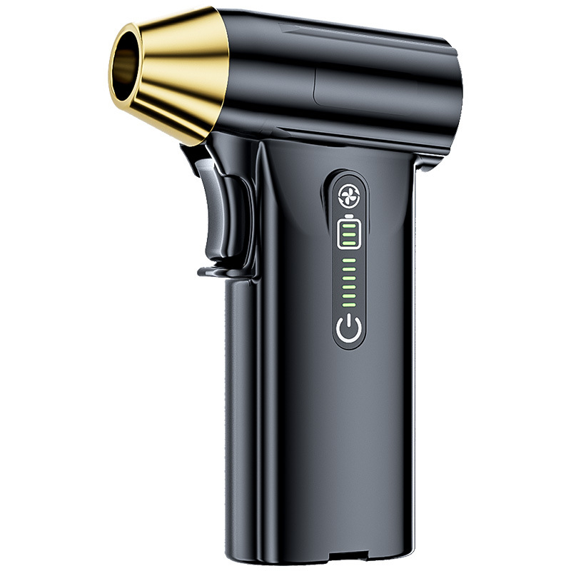 Rankinis turbokompresorinis ventiliatorius su dideliu greičiu, bešepetėliniu varikliu, galingas, prie transporto priemonės montuojamas lauko dulkių šalinimo ir plaukų džiovintuvo artefaktas